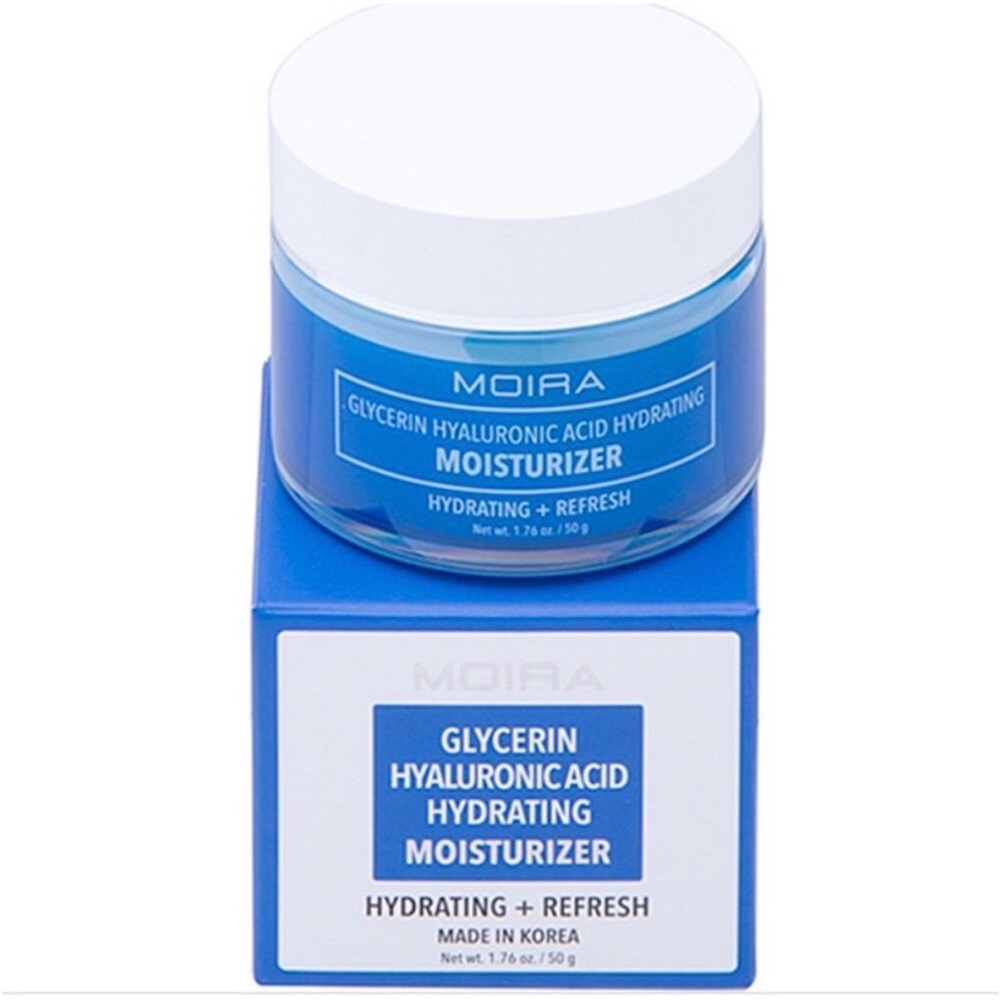 Moira Blue Glycerin Hyaluronic Acid Hydrating Moisturizer NIB